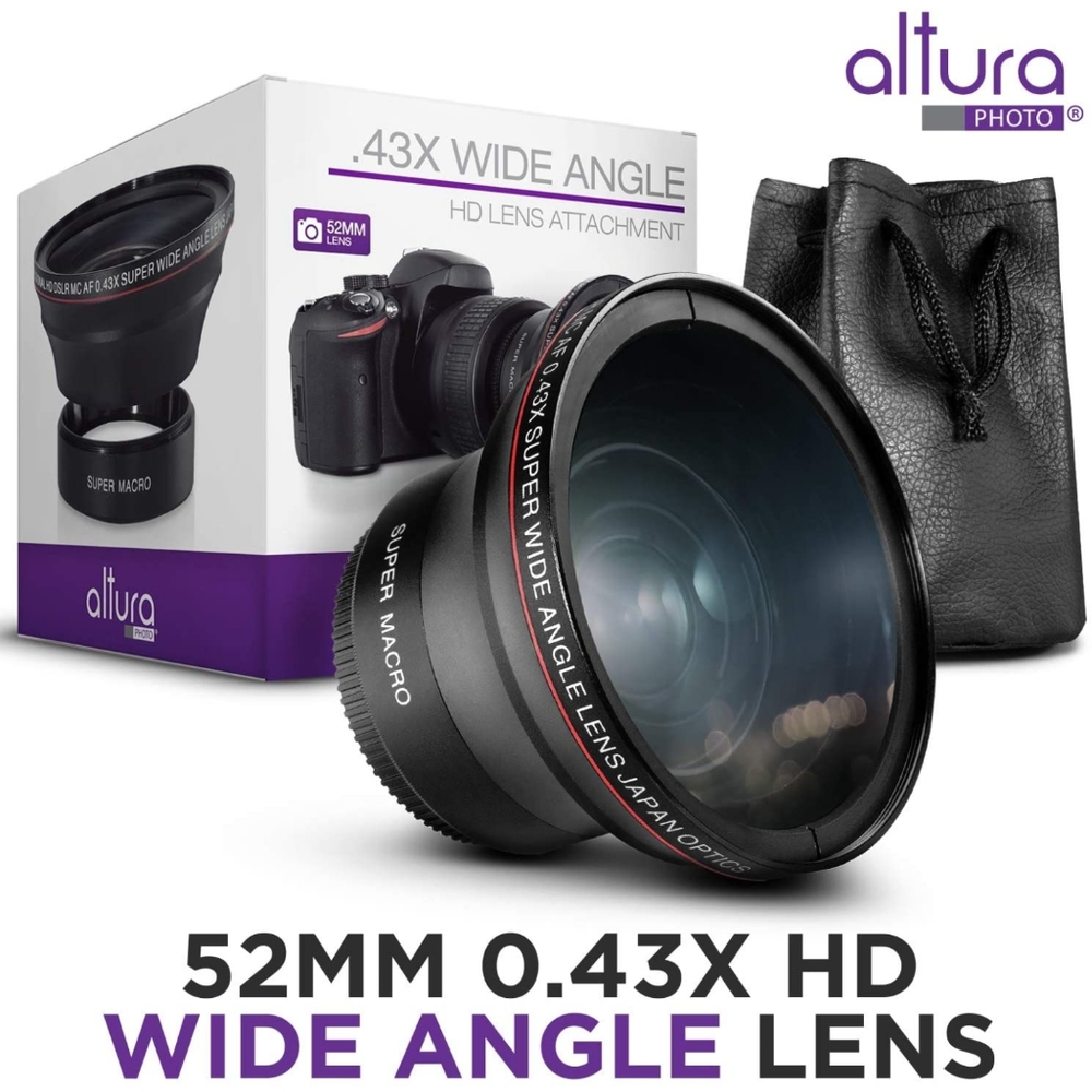 Altura .43x Wide Angle HD Lens Attachment (52mm)